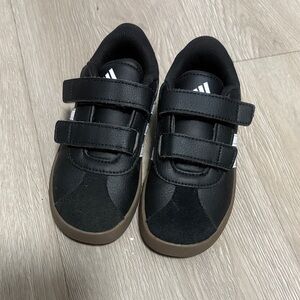 Adidas Kids Black and Brown Sneakers